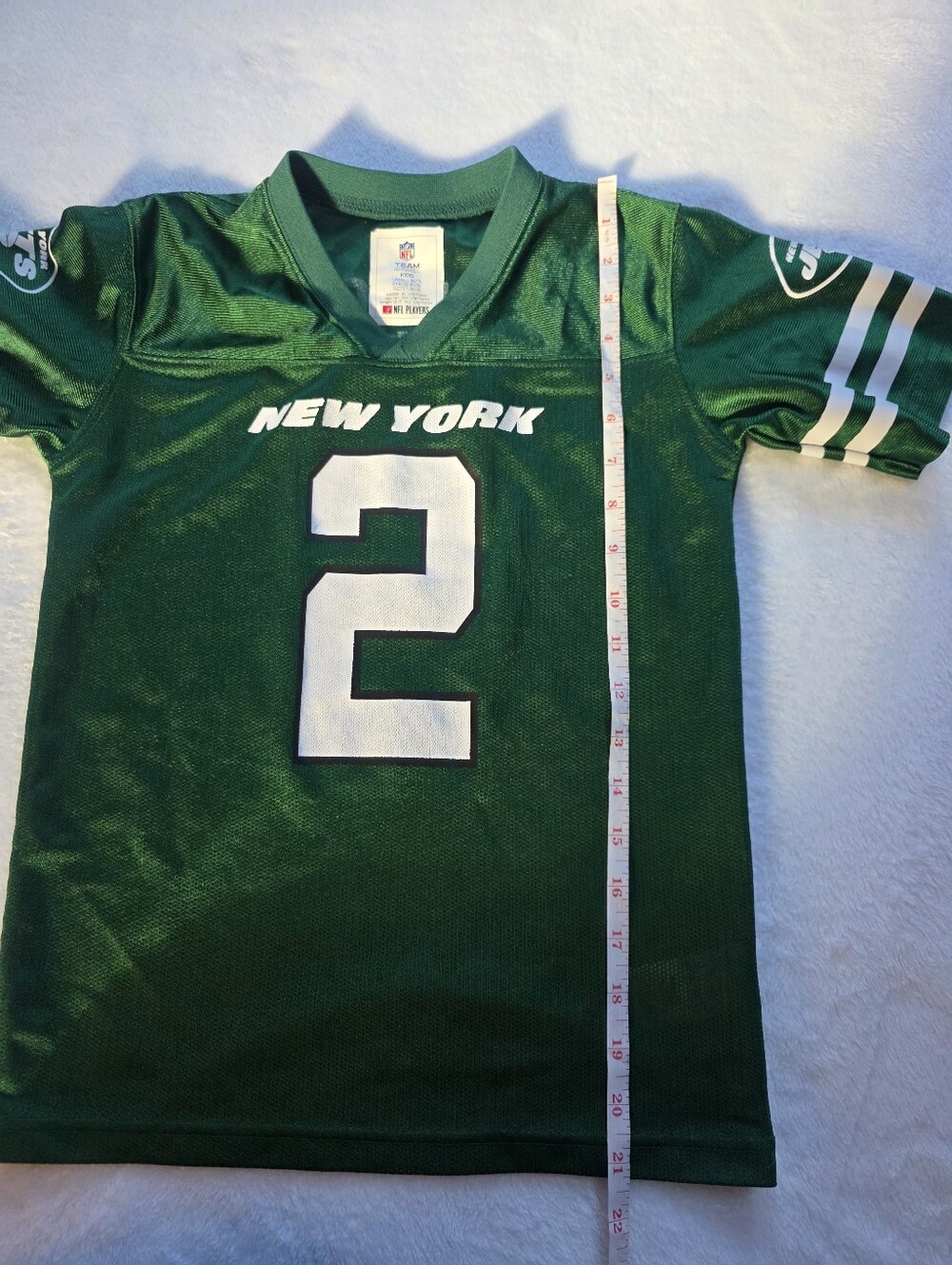 NFL New York Jets Zach Wilson #2 Kids Jersey Green Size 6/7 - Picture 6 of 6